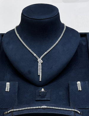 Crystal Drop Jewelry Set