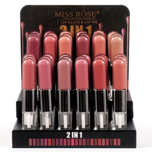 Miss Rose - 2-in-1 Lip Gloss & Lip Oil