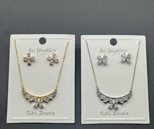 Floral Shine Statement Set