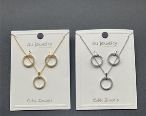 Crystal Halo Circle Set