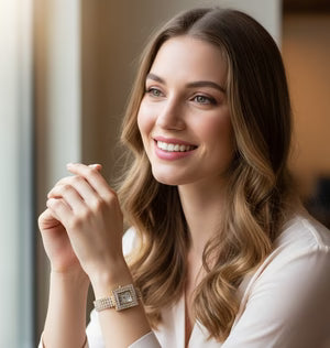 Majestic Square Ice Watch