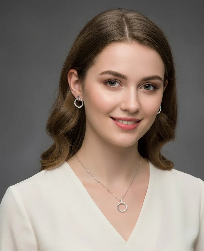 Crystal Halo Circle Set