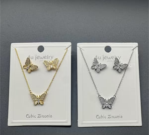 Elegant Butterfly Sparkle Set